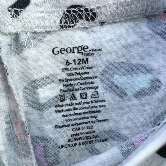 3/20$ NWT baby girl multi colors leopard legging - Picture 3 of 3